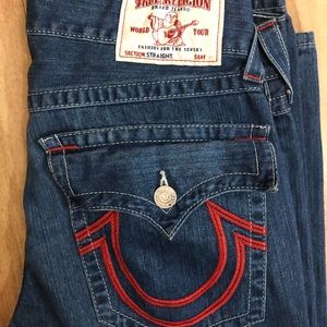 Dark wash true religion jeans